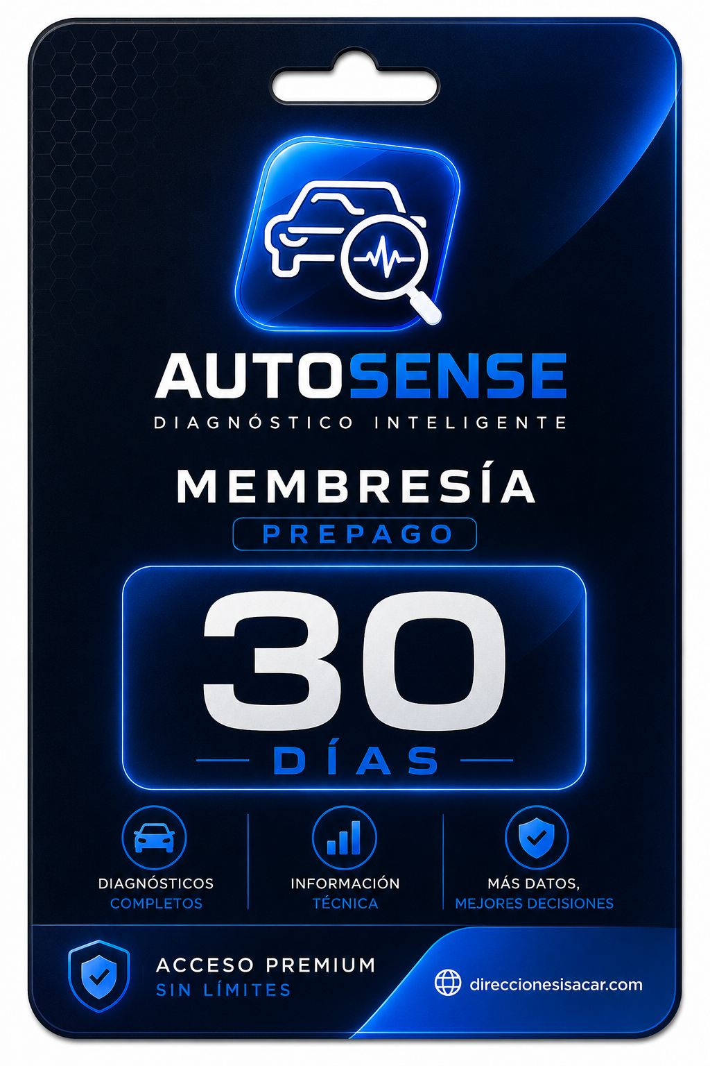Tarjeta membresía 30 días